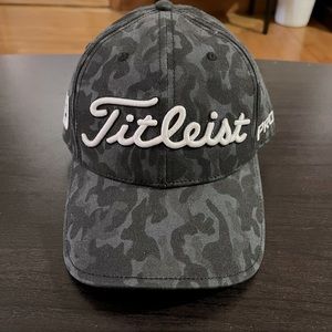 Titleist hat + ball markers